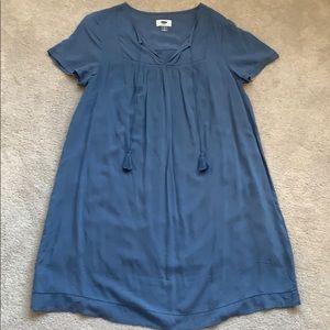 Cornflower Blue Throw-On Dress